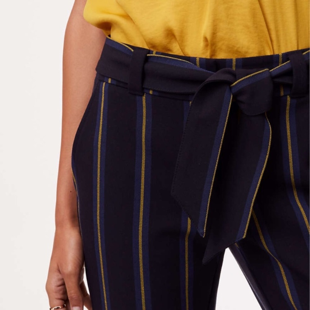 Loft tie waist pants